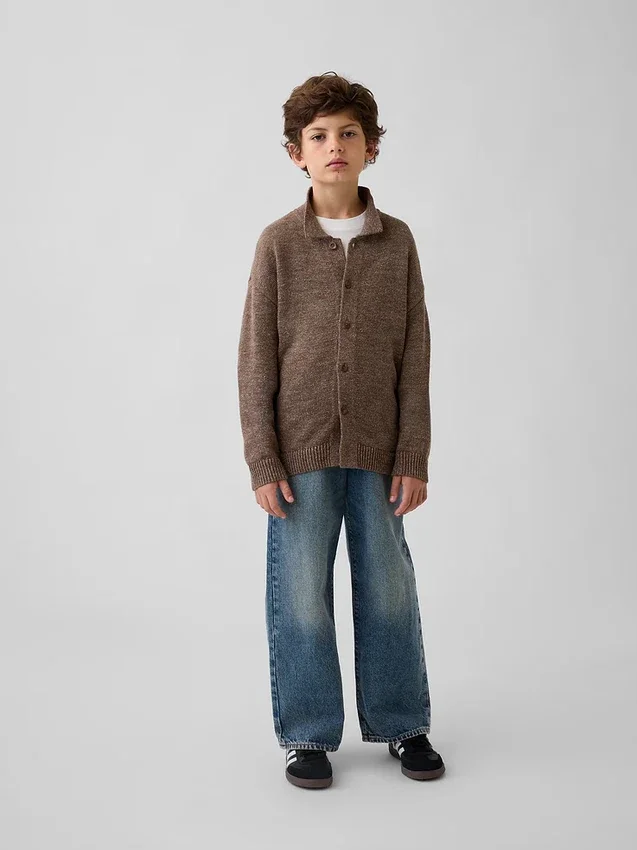 Kinderen Relaxed Polo-vest-trui
