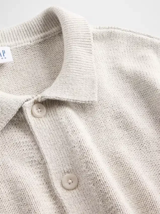 Kinderen Relaxed Polo-vest-trui