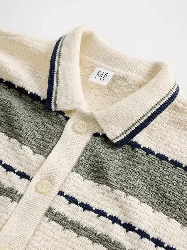 Kinderen Relaxed Polo-vest-trui