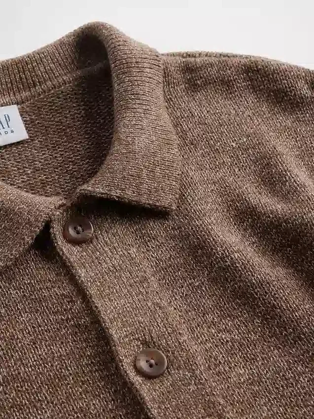 Kinderen Relaxed Polo-vest-trui