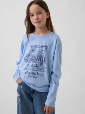 Kinderen Relaxed T-shirt met print