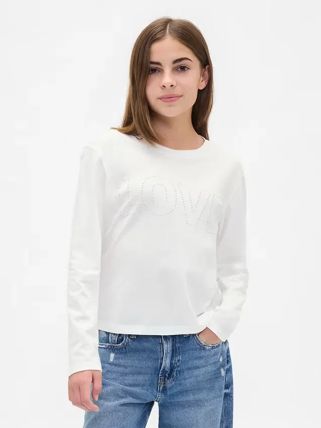Kinderen Relaxed T-shirt met print