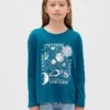 Kinderen Relaxed T-shirt met print