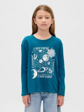 Kinderen Relaxed T-shirt met print
