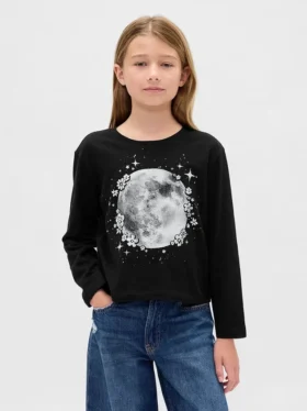 Kinderen Relaxed T-shirt met print