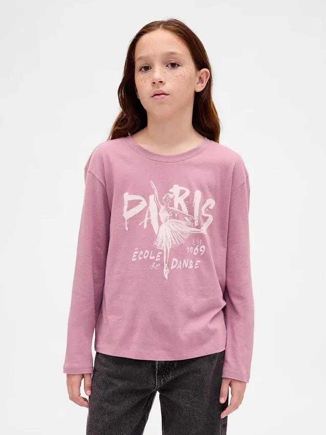 Kinderen Relaxed T-shirt met print