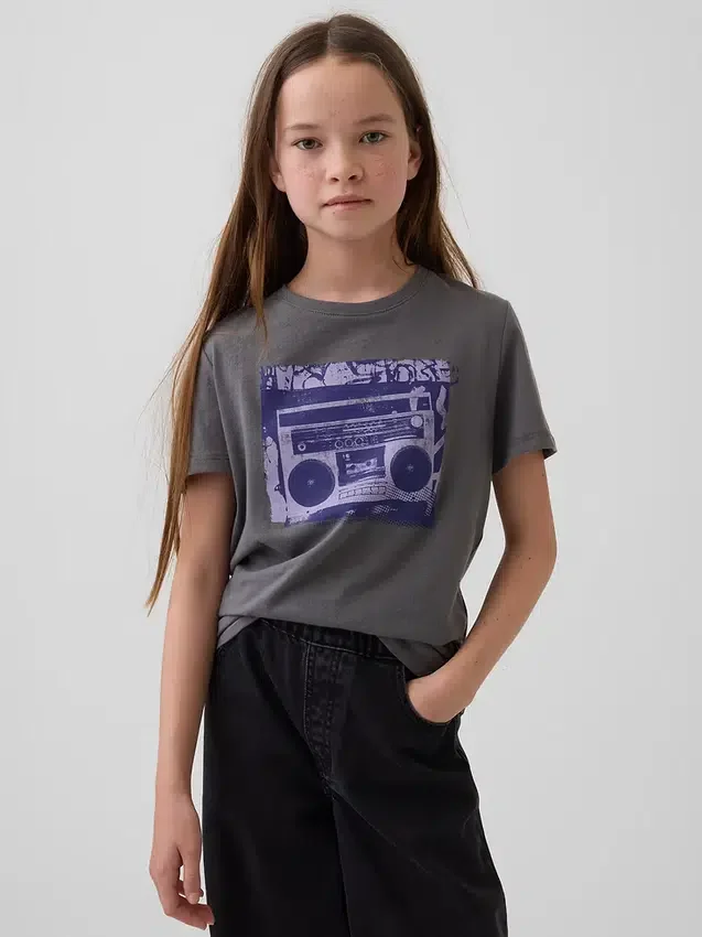 Kinderen Relaxed T-shirt met print