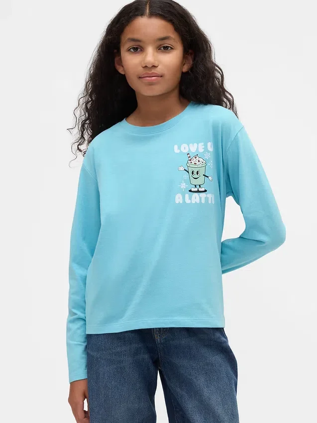 Kinderen Relaxed T-shirt met print