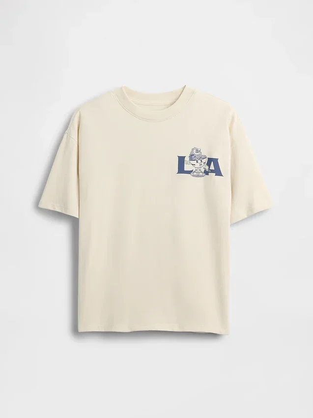Kinderen Relaxed T-shirt met print