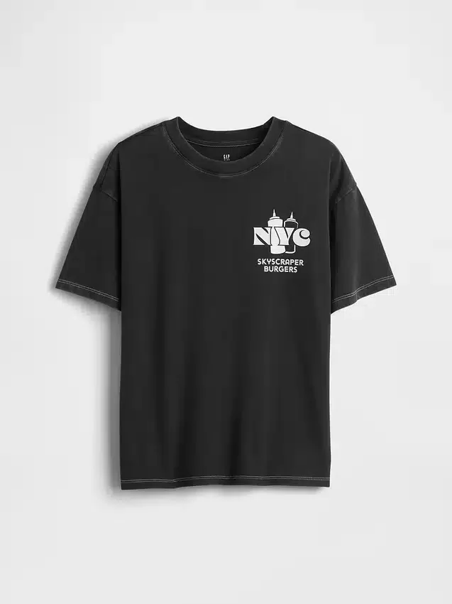 Kinderen Relaxed T-shirt met print