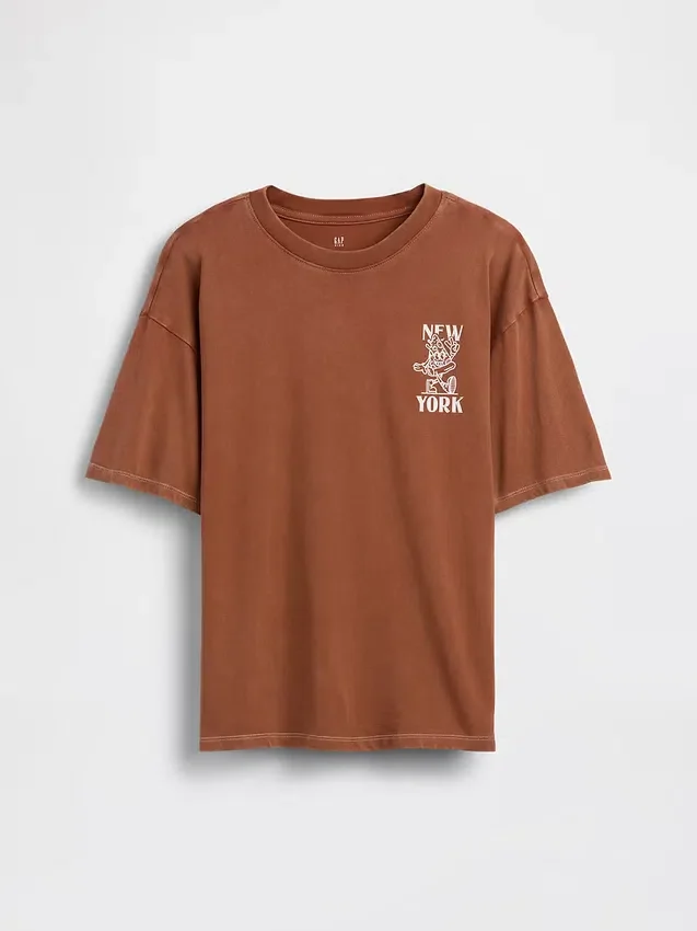 Kinderen Relaxed T-shirt met print