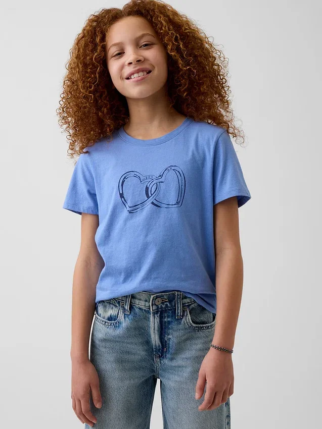 Kinderen Relaxed T-shirt met print
