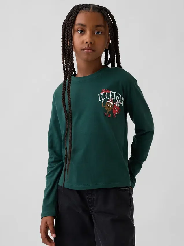 Kinderen Relaxed T-shirt met print
