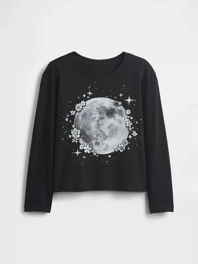 Kinderen Relaxed T-shirt met print