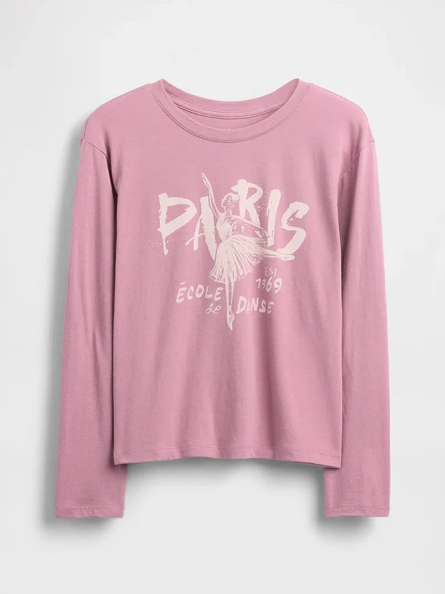 Kinderen Relaxed T-shirt met print
