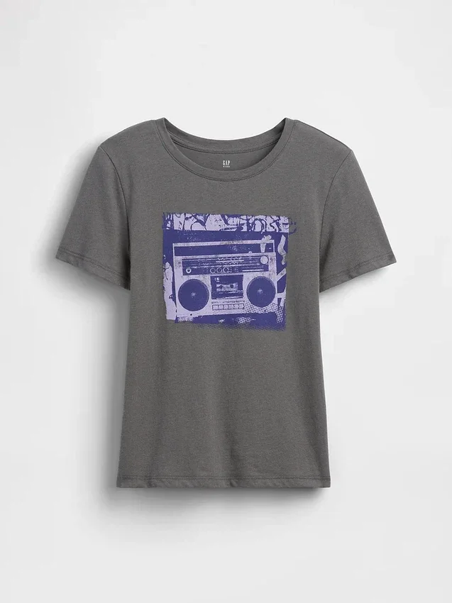 Kinderen Relaxed T-shirt met print