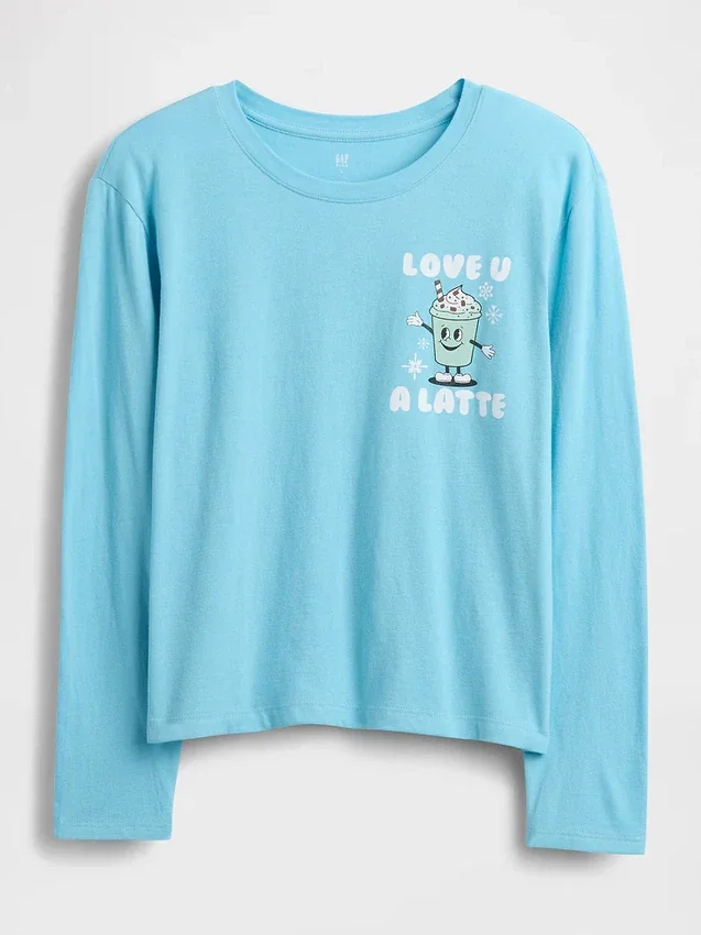 Kinderen Relaxed T-shirt met print