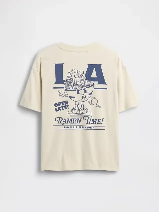 Kinderen Relaxed T-shirt met print