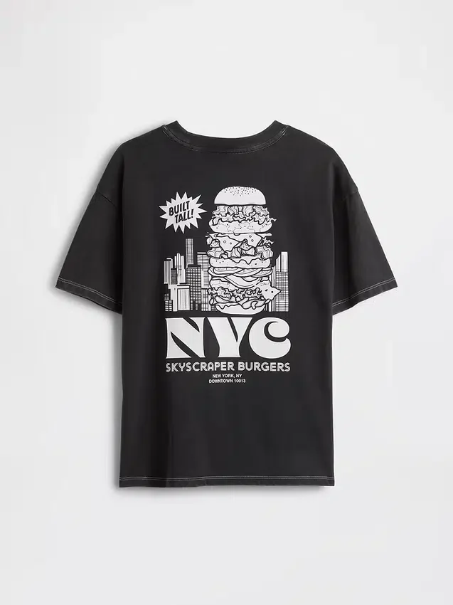 Kinderen Relaxed T-shirt met print