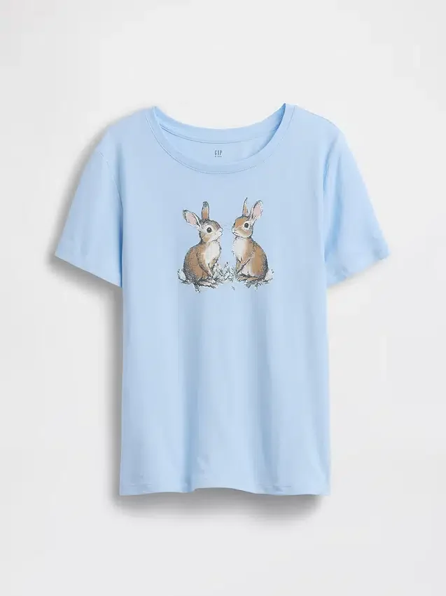 Kinderen Relaxed T-shirt met print