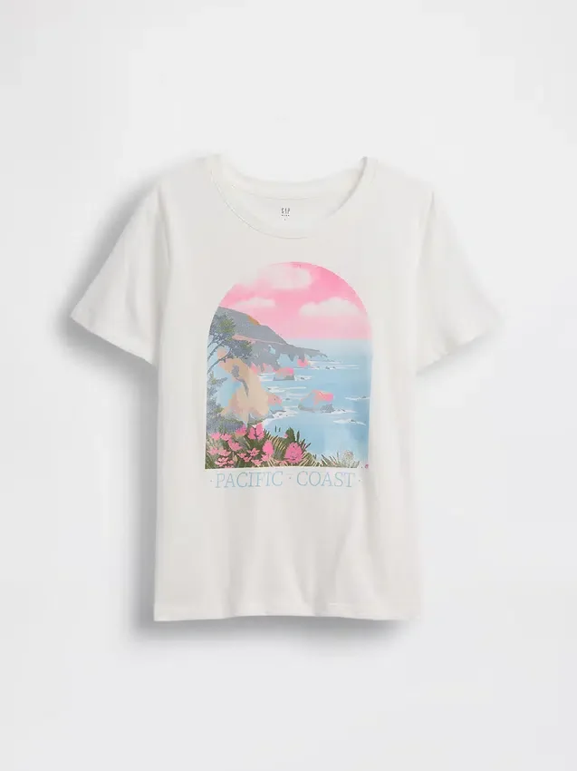 Kinderen Relaxed T-shirt met print