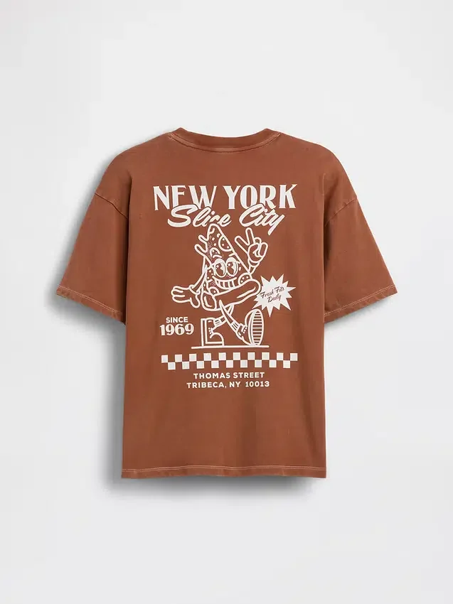 Kinderen Relaxed T-shirt met print