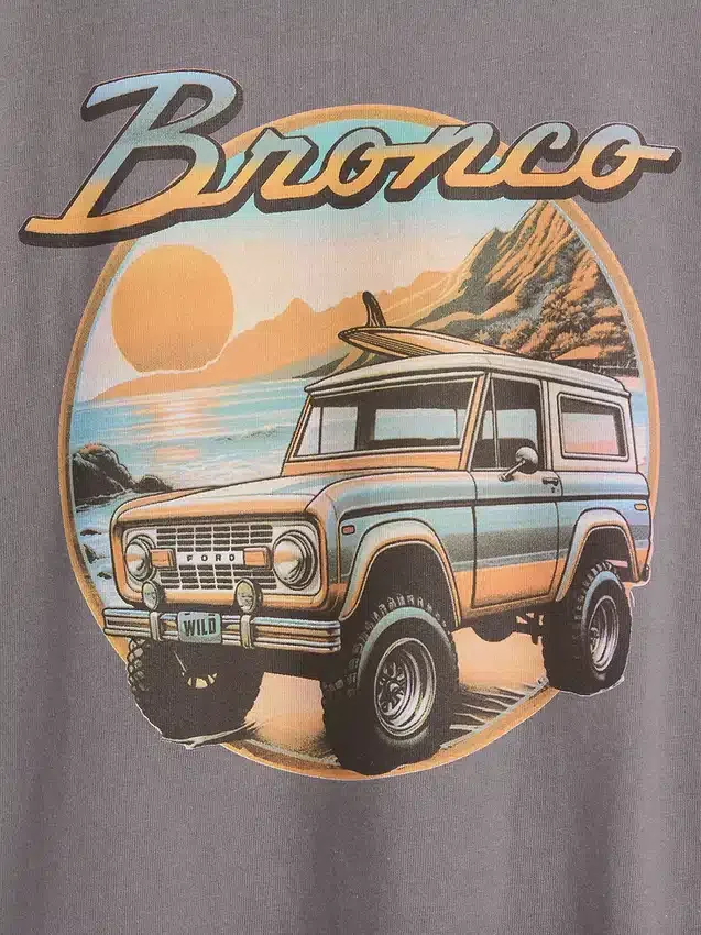 Kinderen Relaxed T-shirt met print