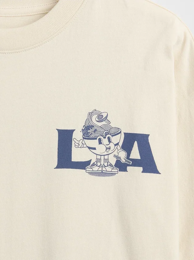 Kinderen Relaxed T-shirt met print