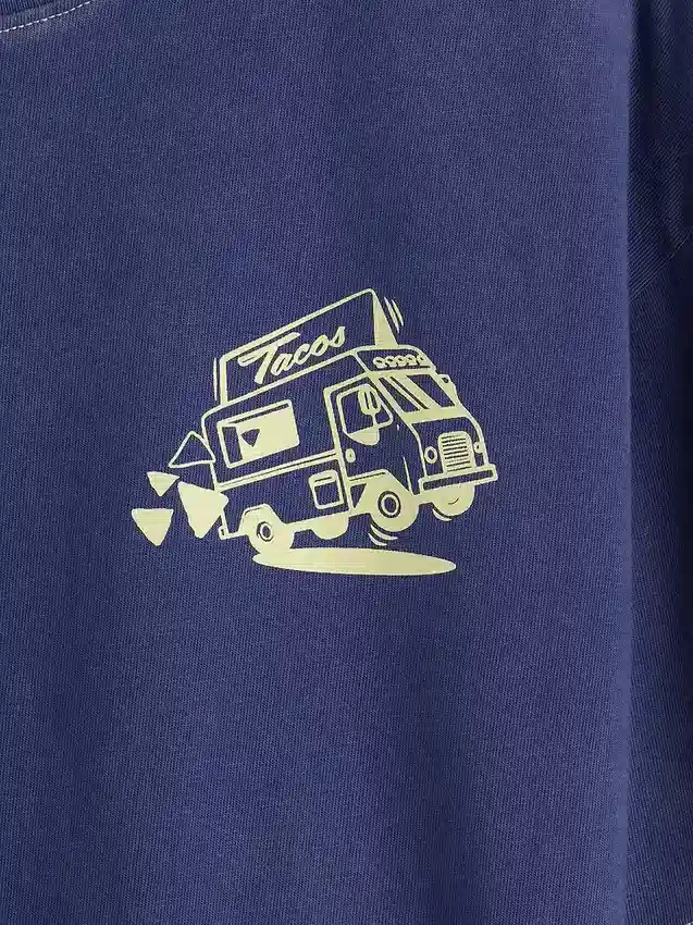 Kinderen Relaxed T-shirt met print