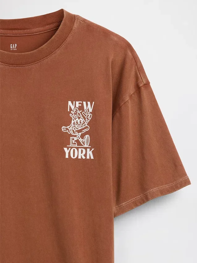 Kinderen Relaxed T-shirt met print