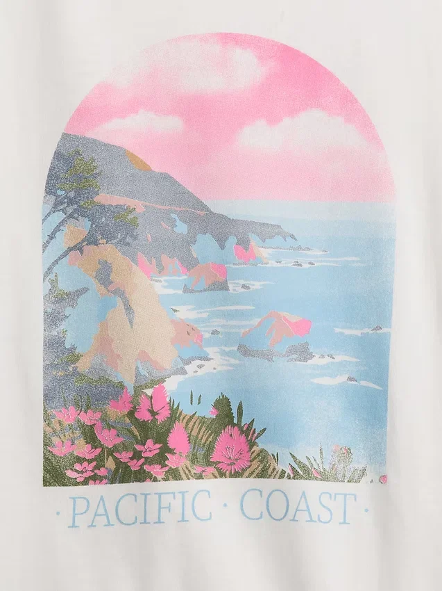 Kinderen Relaxed T-shirt met print
