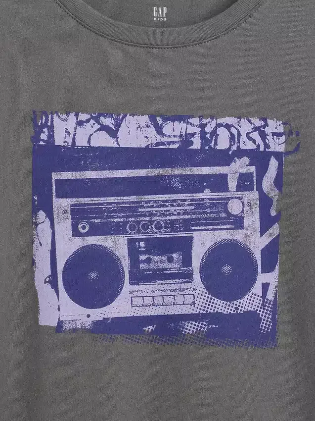 Kinderen Relaxed T-shirt met print