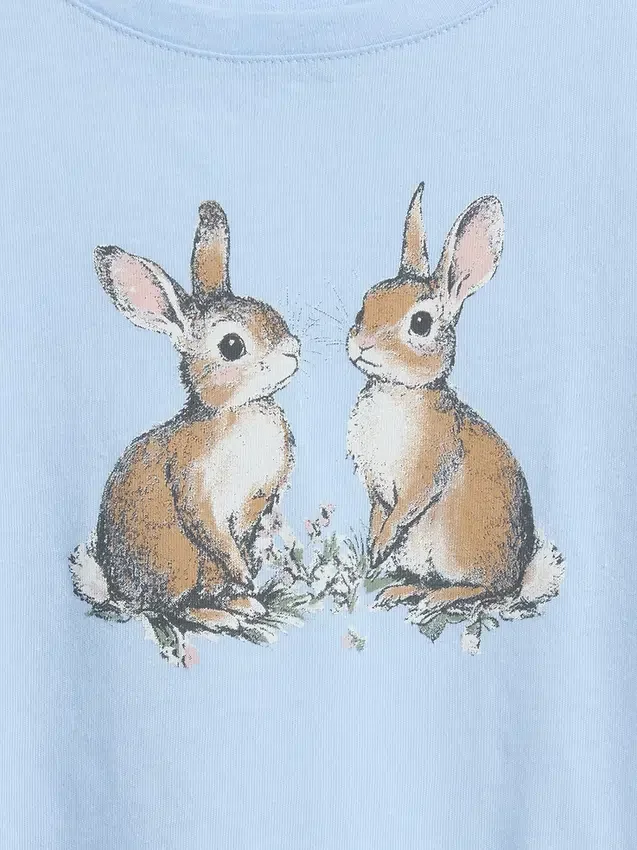 Kinderen Relaxed T-shirt met print