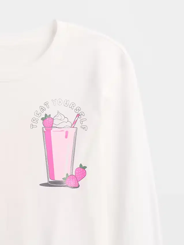 Kinderen Relaxed T-shirt met print
