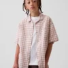 Kinderen: Relaxed vakantieshirt van linnen-katoen