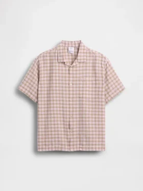 Kinderen: Relaxed vakantieshirt van linnen-katoen