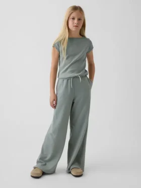 Kinderen: Relaxte broek met wijde pijpen