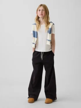 Kinderen: Relaxte broek met wijde pijpen