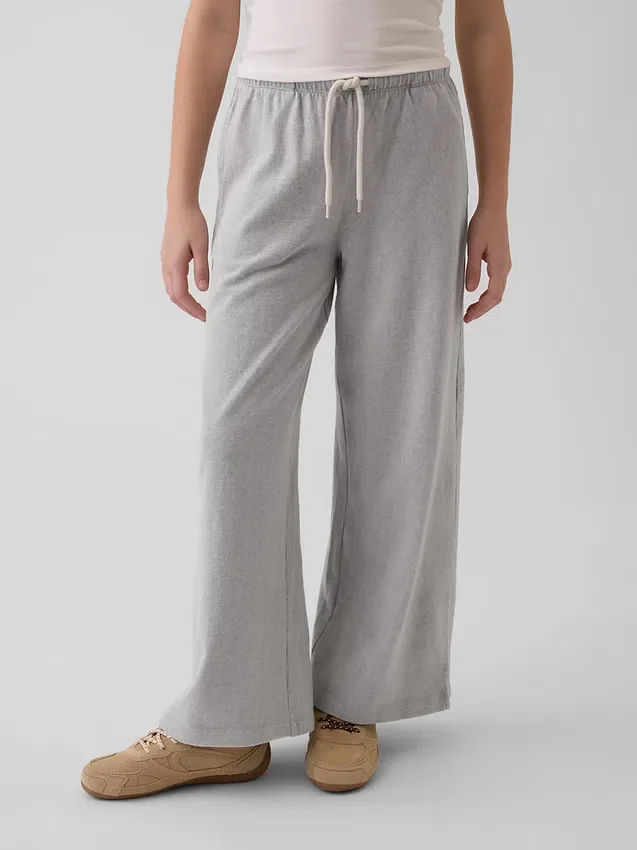 Kinderen: Relaxte broek met wijde pijpen