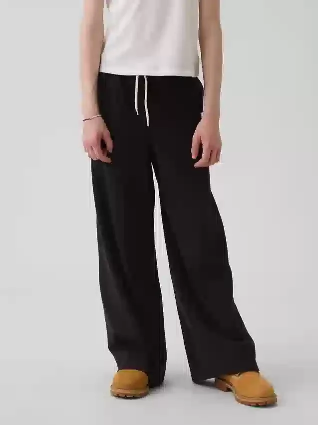 Kinderen: Relaxte broek met wijde pijpen