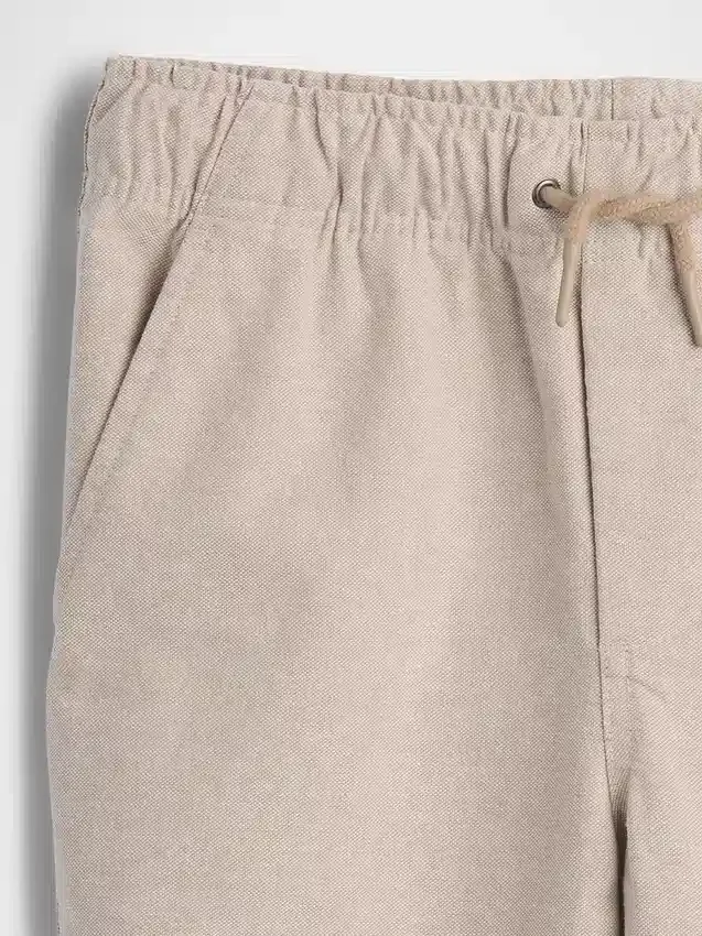 Kinderen: relaxte, comfortabele broek van linnen-katoen