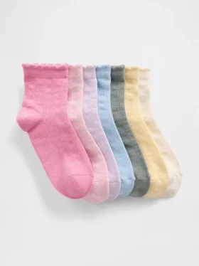 Kinderen Ruffle Crew-sokken (7-pack)