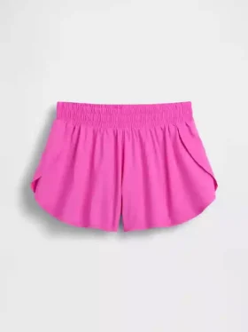 Kinderen: Sneldrogende korte broek met vlinderzoom