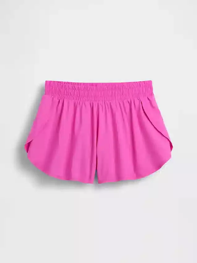 Kinderen: Sneldrogende korte broek met vlinderzoom