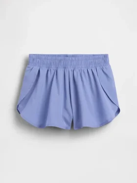Kinderen: Sneldrogende korte broek met vlinderzoom