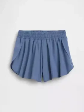 Kinderen: Sneldrogende korte broek met vlinderzoom
