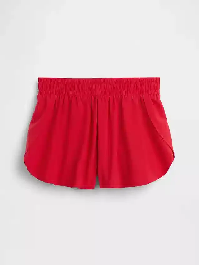 Kinderen: Sneldrogende korte broek met vlinderzoom