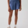 Kinderen: Sneldrogende korte broek met vlinderzoom