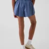 Kinderen: Sneldrogende korte broek met vlinderzoom