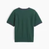 Kinderen: T-shirt met grafische print en ringer-boord in relaxte pasvorm